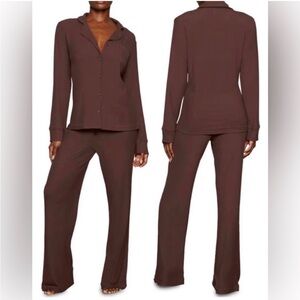 Brown Skims Matching set